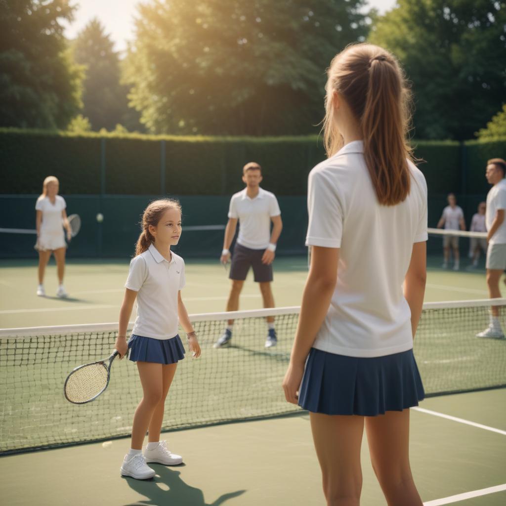 Теннисная школа для детей и взрослых с льготами для многодетных семей